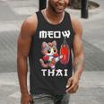 Muay Thai Meow Thai & Thai Boxing Muay Thai Cat Men Tank Top Muay Thai Meow Thai & Thai Boxing Muay Thai Cat Men Tank Top