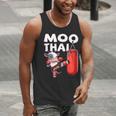 Muay Thai Moo Thai Thai Boxing For Youth Muay Thai Cow Men Tank Top