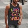 Peace Love Swim Swimming Tie Dye Swimmer Swimming Swim Team Men Tank Top Peace Love Swim Swimming Tie Dye Swimmer Swimming Swim Team Men Tank Top