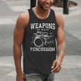 Rock Musician Drummer Drum Kit Men Tank Top