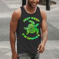 Sea Turtle Just Keep Swimming Ocean Beach Vacation Men Tank Top Sea Turtle Just Keep Swimming Ocean Beach Vacation Men Tank Top
