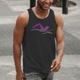 Silhouette Icon Swimmer Stuff Girls Swimming Men Tank Top