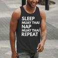 Sleep Nap Muay Thai Repeat Lover Martial Arts Men Tank Top