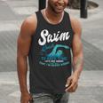 Swim Coach Swimming Lesson Sport Professional Instructor Men Tank Top