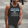 Swim Mom Definition Swimming Mom Of A Swimmer Mama Men Tank Top