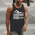 Swim Slogan Funny Swimming Mode On Swim Men Tank Top