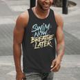 Swimmer Saying Swim Team Swimming Men Tank Top Swimmer Saying Swim Team Swimming Men Tank Top