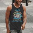 Swimmer Swim Sloth Swimming Team Retro Men Tank Top Swimmer Swim Sloth Swimming Team Retro Men Tank Top