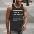 Swimming Coach Definition Swimming Instructor Men Tank Top Swimming Coach Definition Swimming Instructor Men Tank Top