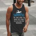Swimming Coach Yells Breathing Swimmer Swim Team Men Tank Top Swimming Coach Yells Breathing Swimmer Swim Team Men Tank Top