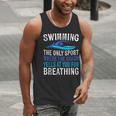 Swimming Only Sport Where The Coach Swimmer Swim Team Men Tank Top Swimming Only Sport Where The Coach Swimmer Swim Team Men Tank Top