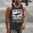 Swimming Swimmer Swim The Pool Is Calling Vintage Men Tank Top Swimming Swimmer Swim The Pool Is Calling Vintage Men Tank Top