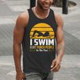 Swimming Swimmer Swim Team So I Don't Punch Men Tank Top
