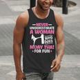 Never Underestimate A Woman Thai Boxing Muay Thai Fighter Men Tank Top