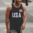 USA Flag Swim Swimming Sport Practice Equipment Men Women Men Tank Top