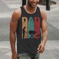 Vintage BBQ Dad Silhouette Father's Day Retro Men Tank Top