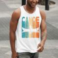 Canoe Vintage Canoeing Retro Canoe Paddling Raglan Baseball Tee Men Tank Top