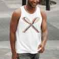 Canoeing Canoe Paddle Paddling Retro Line Art Raglan Baseball Tee Men Tank Top