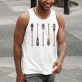 Colorful Painted Oars Paddle Nautical CanoeShirt Men Tank Top Colorful Painted Oars Paddle Nautical CanoeShirt Men Tank Top