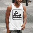 Cool Outdoor Water Sport Canoe Raglan Baseball Tee Men Tank Top