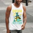 Cute Drummer Cat Drum Kitten Men Tank Top Cute Drummer Cat Drum Kitten Men Tank Top