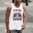 Don't Mess With A Boxer Kickboxer Fan Muay Thai Boxing Men Tank Top