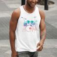 Drum Kit Drummer Graphic Sweatshirt Men Tank Top