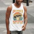 Drummer Like a Musician Only On Time Vintage Sunset Drum Kit Raglan Baseball Tee Men Tank Top Drummer Like a Musician Only On Time Vintage Sunset Drum Kit Raglan Baseball Tee Men Tank Top