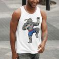 Gorilla Muay Thai Combat Sport Fighter Martial Arts 8 Limbs Raglan Baseball Tee Men Tank Top