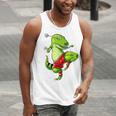 T-Rex Dinosaur Muay Thai Boxing Karate Martial Arts Kung Fu Men Tank Top