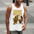 Thinking About Meat BBQ Dad Humor Raglan Baseball Tee Men Tank Top