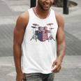 USA Patriotic Drum Kit American Flag Drum Set Men Tank Top USA Patriotic Drum Kit American Flag Drum Set Men Tank Top