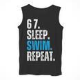 67 Sleep Swim Repeat Swimming Swimmer 67 Meme Men Tank Top