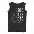 Bold Badass BBQ Dad Gag Fathers Day Husband Birthday Men Tank Top