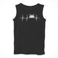 Drum Kit Cardiogram Drum Musician ECG Men Tank Top