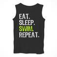 Eat Sleep Swim Repeat Swimming Swimmer Cool Men Tank Top