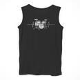 ECG Heartbeat Music Lovers Drumsticks Drum Kit Men Tank Top ECG Heartbeat Music Lovers Drumsticks Drum Kit Men Tank Top