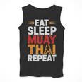 Muay Thai Fighter Eat Sleep Repeat Lifestyle Training Men Tank Top