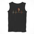 Muay Thai Heartbeat Vintage ECG Cardiogram Retro Men Tank Top