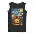 Starry Night Drum Kit Van Gogh Style Art Men Tank Top