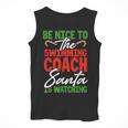 Swimming Coach Christmas Xmas Swimming Santa Men Tank Top