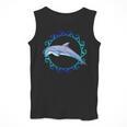 Swimming Dolphin Maori Sun Tribal Waves 2-Sided Men Tank Top