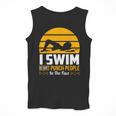Swimming Swimmer Swim Team So I Don't Punch Men Tank Top