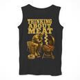 Thinking About Meat BBQ Dad Humor Men Tank Top