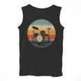 Vintage Drum Kit Silhouette Retro Music Men Tank Top Vintage Drum Kit Silhouette Retro Music Men Tank Top
