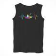 Women's Kayaking Heartbeat Tie Dye Canoe Boating Kayaks Men Tank Top