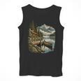 Women's Lakeside Canoe Cabin Escape Scene Men Tank Top Women's Lakeside Canoe Cabin Escape Scene Men Tank Top