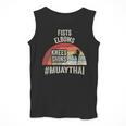 Women's Retro Muay Thai Martial Arts Fighter Graphic Men Tank Top
