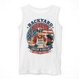 Backyard BBQ Dad Grill Boss Patriotic Fourth Of July Barbecu Men Tank Top
