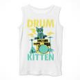 Cute Drummer Cat Drum Kitten Men Tank Top Cute Drummer Cat Drum Kitten Men Tank Top